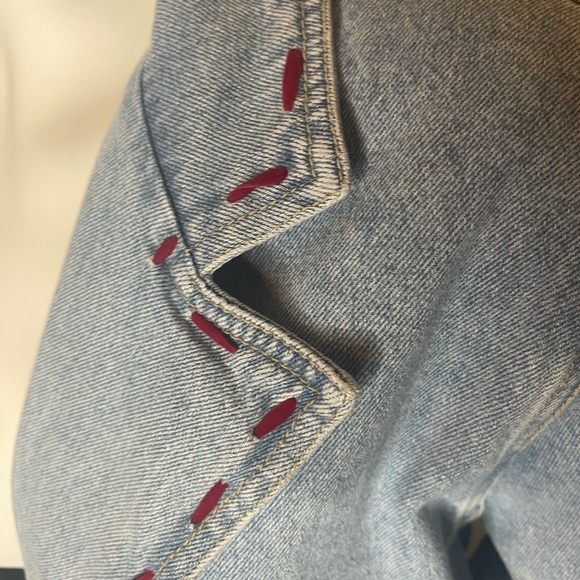 Vintage Aztec denim blazer - Picture 6 of 7